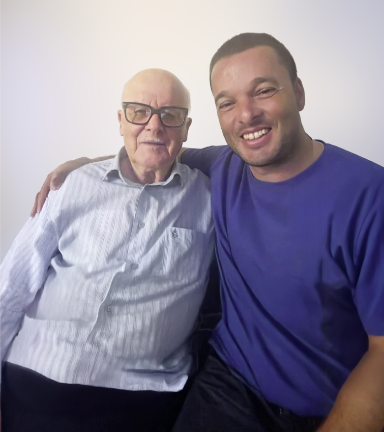 Luiz Heinzen e seu filho, Rafael Gotardo Heinzen